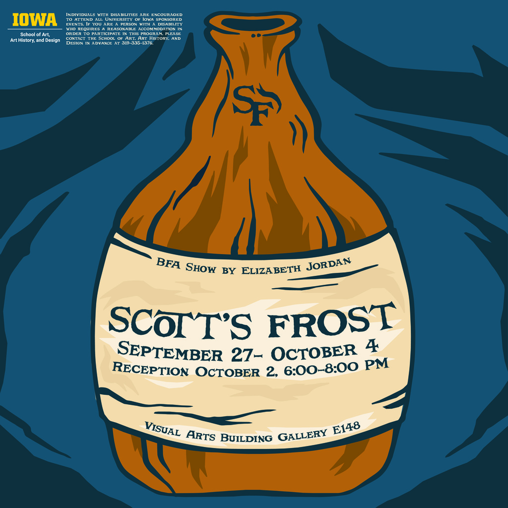 Scott's Frost - Elizabeth Jordan BFA Exhibition - School of Art, Art History, and Design promotional image